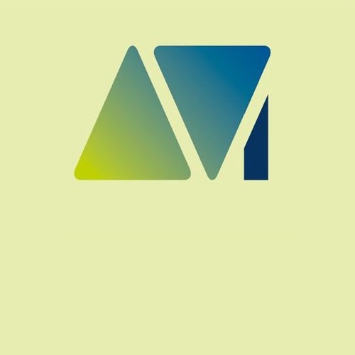 Stilisierter Buchstabe "M" als Logo-Symbol für die Mediathek